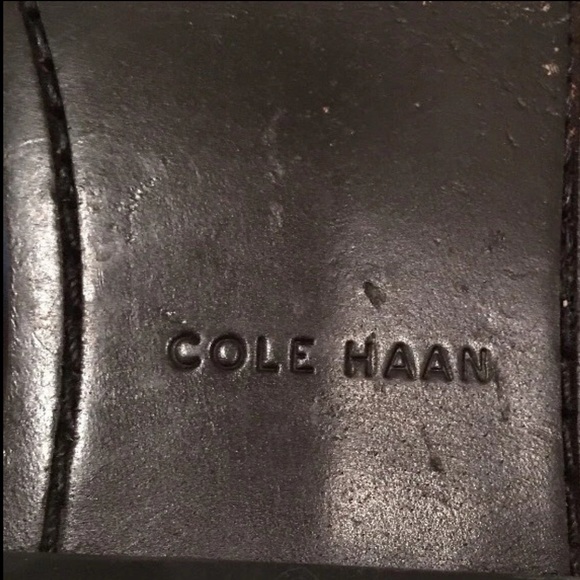 COLE HAAN Black Leather Classic Loafers w/ Tassels Worn Twice Men\'s 12D Nice! main image 10